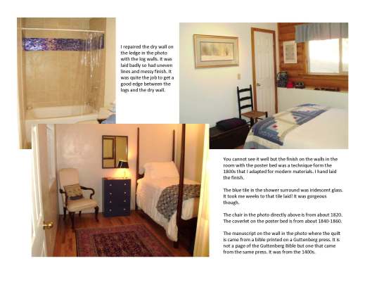 photo of a small room with antique furniture