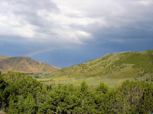 Clearing Storm over Portneuf Gap