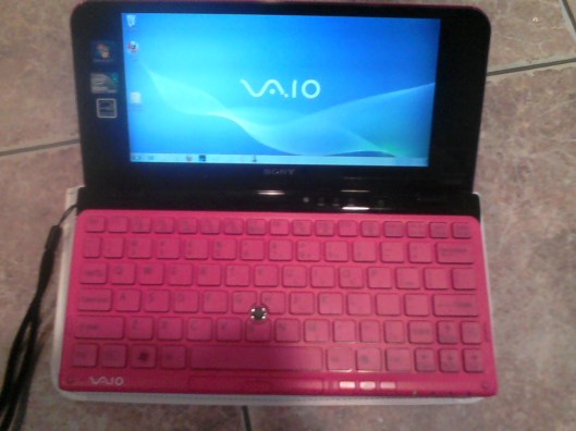 Tiny sony vaio computer