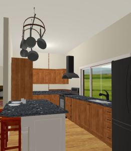 simulated kitchen