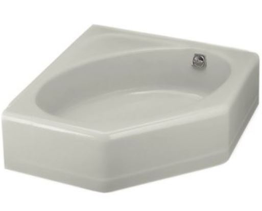 tiny corner bathtub