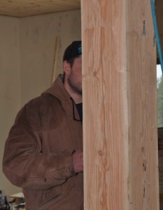 8 x 8 hand hewn post